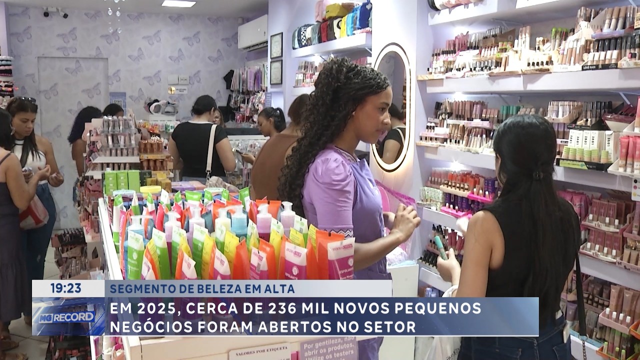 Segmento de beleza em alta: Em 2025, cerca de 236 mil novos pequenos negócios foram abertos no setor