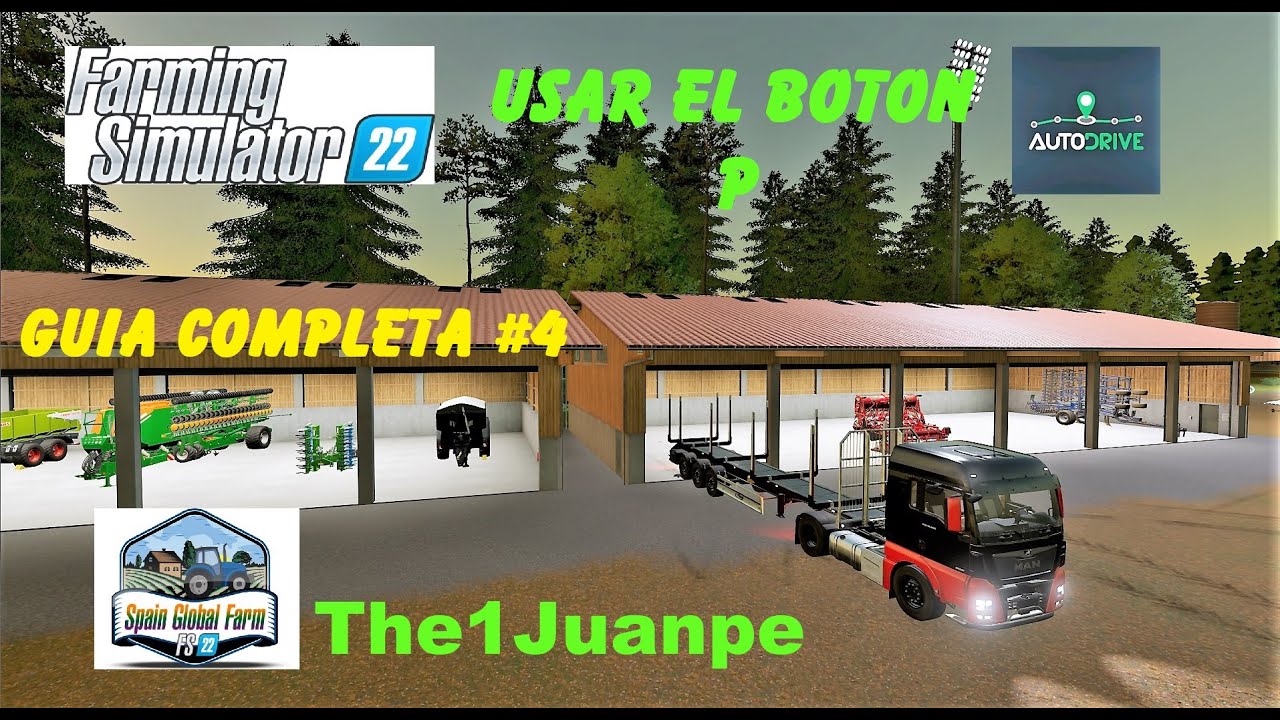 FS22 Autodrive GUIA COMPLETA #4. Que es y como usar el botón 