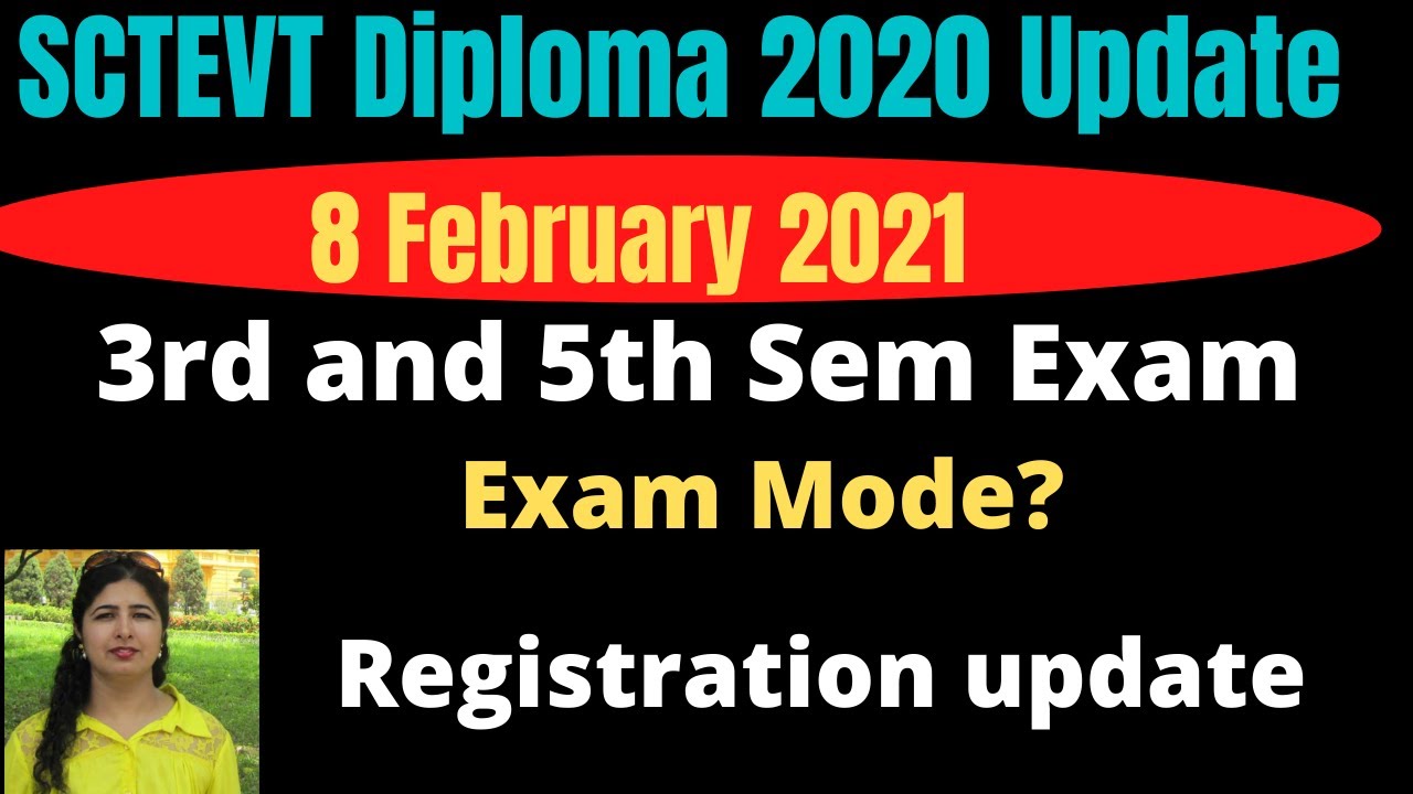 SCTEVT latest 3rd and 5th sem exam 2020 | Sctevt diploma latest update 2020 | Sctevt Diploma Exam