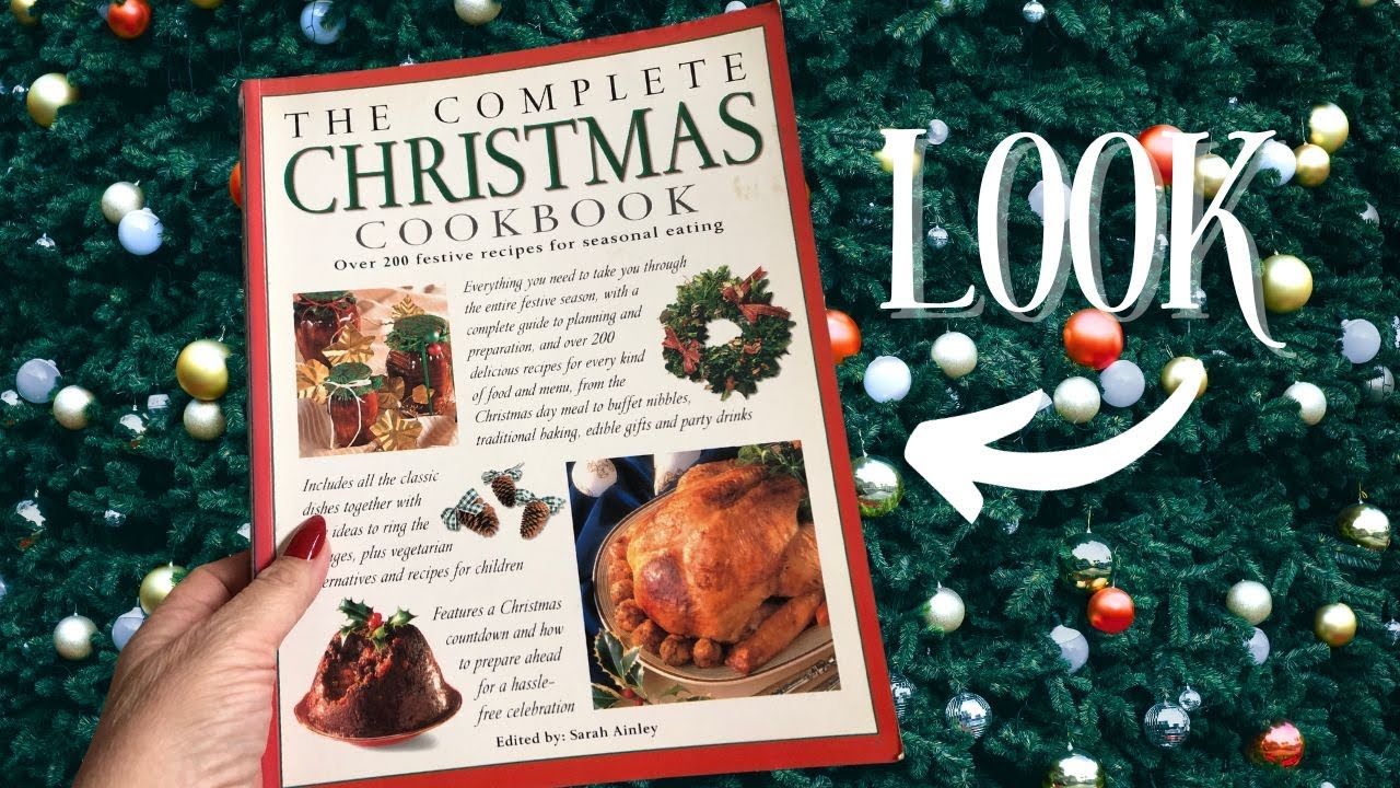 ASMR: Vintage Christmas Cook Book