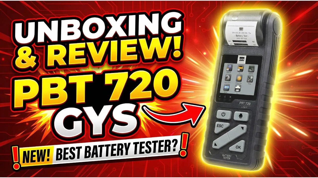 Stop Guessing! Is Your Battery Really Dead? GYS PBT720 Unboxing