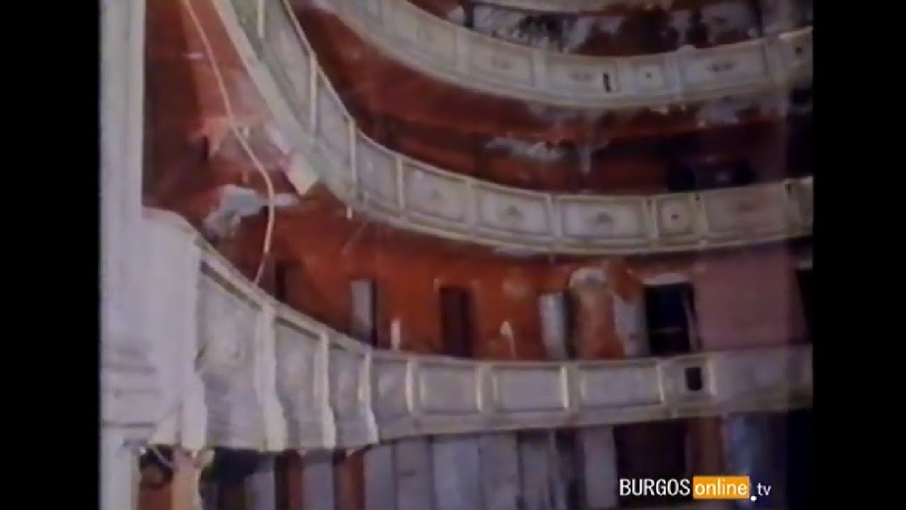NOTICIAS AÑOS 80, 90 | Restauración del Teatro principal de Burgos, en obras - Burgos Online TV