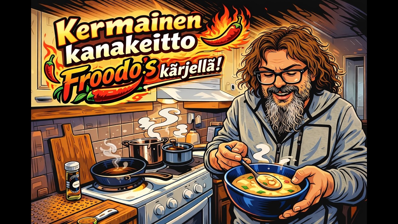 Kermainen kanakeitto Froodo's chilikastikekärjellä