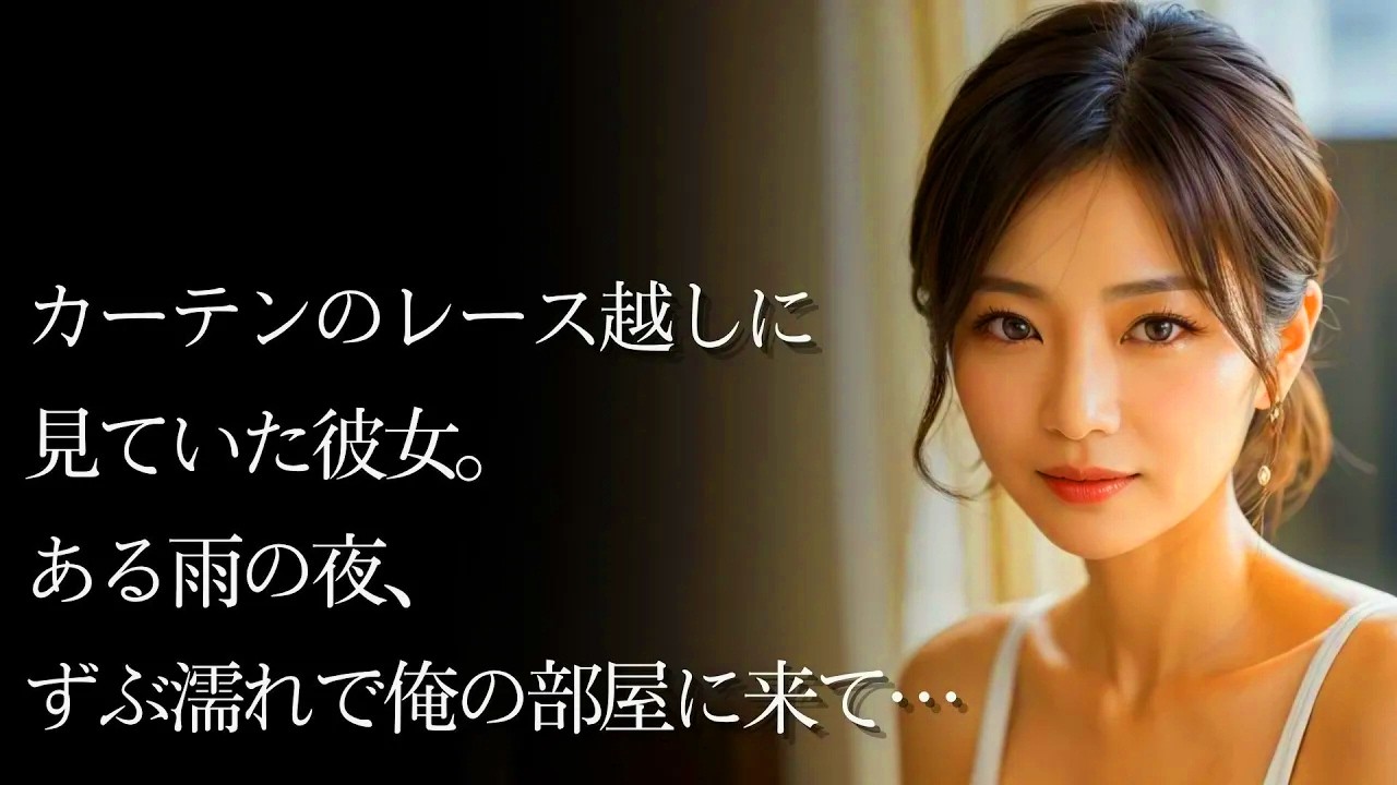 【人気動画まとめ】カーテン越しに見ていた彼女、雨の夜ずぶ濡れで俺の部屋に…【総集編】