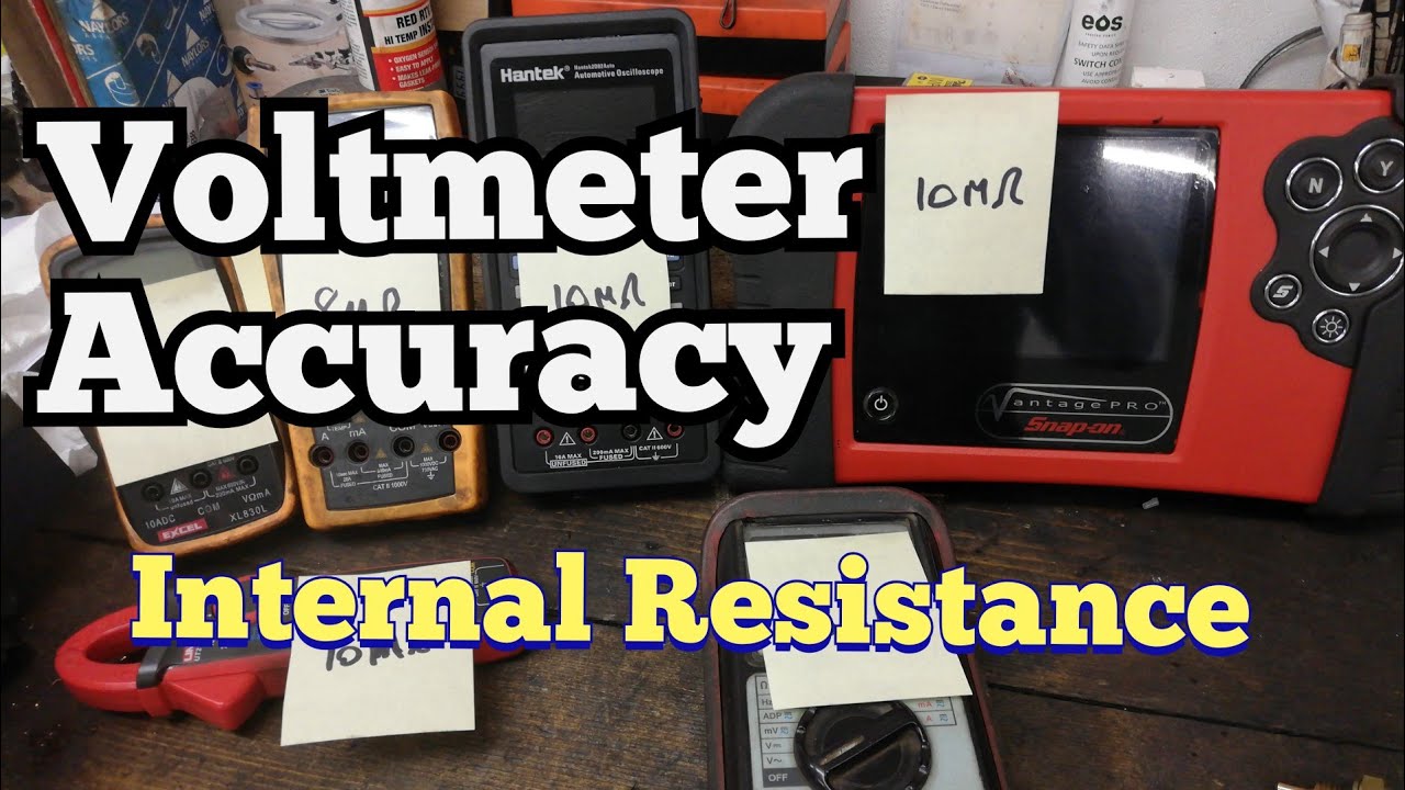 How Accurate is your Voltmeter? Automotive Wiring Testing. Check Internal Resistance