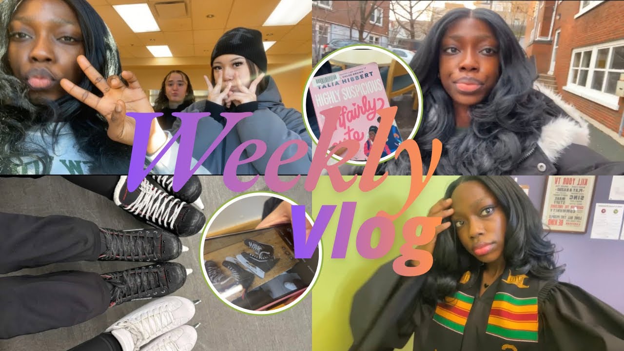 WEEKLY VLOG|| NEW YEAR, SCHOOL RESUMPTION, GRAD PICTURES,ICE SKATING, FRIENDS, DANCE, BOOKS. 
