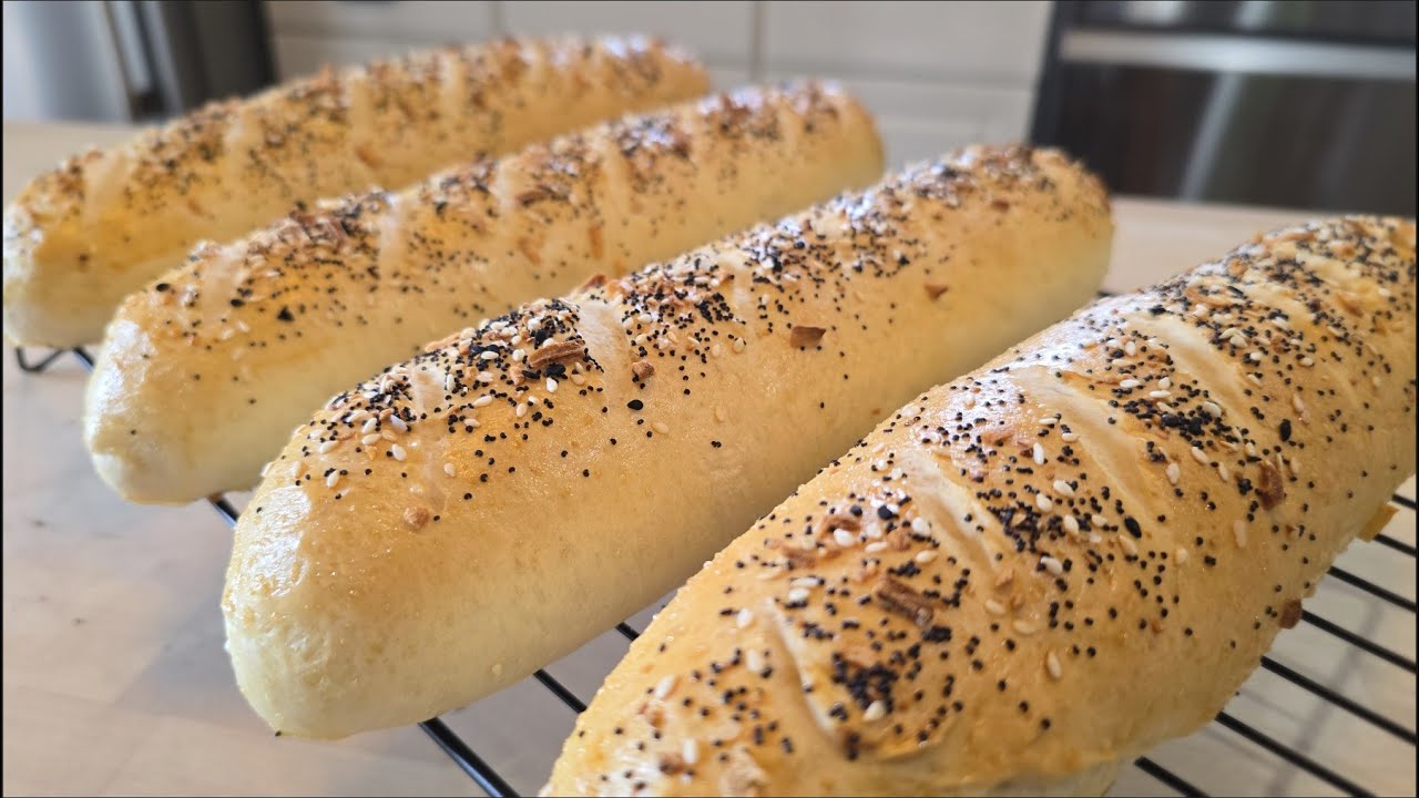 Homemade Footlong Hoagie Sub Rolls | Soft, Chewy & Perfect for Any Sandwich!