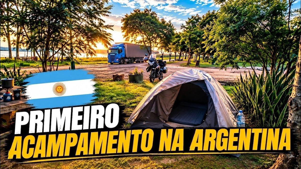 EXPEDIÇÃO USHUAIA|EP.05- Primeira Vez Que Acampamos no Posto Axion| Corrientes-Argentina