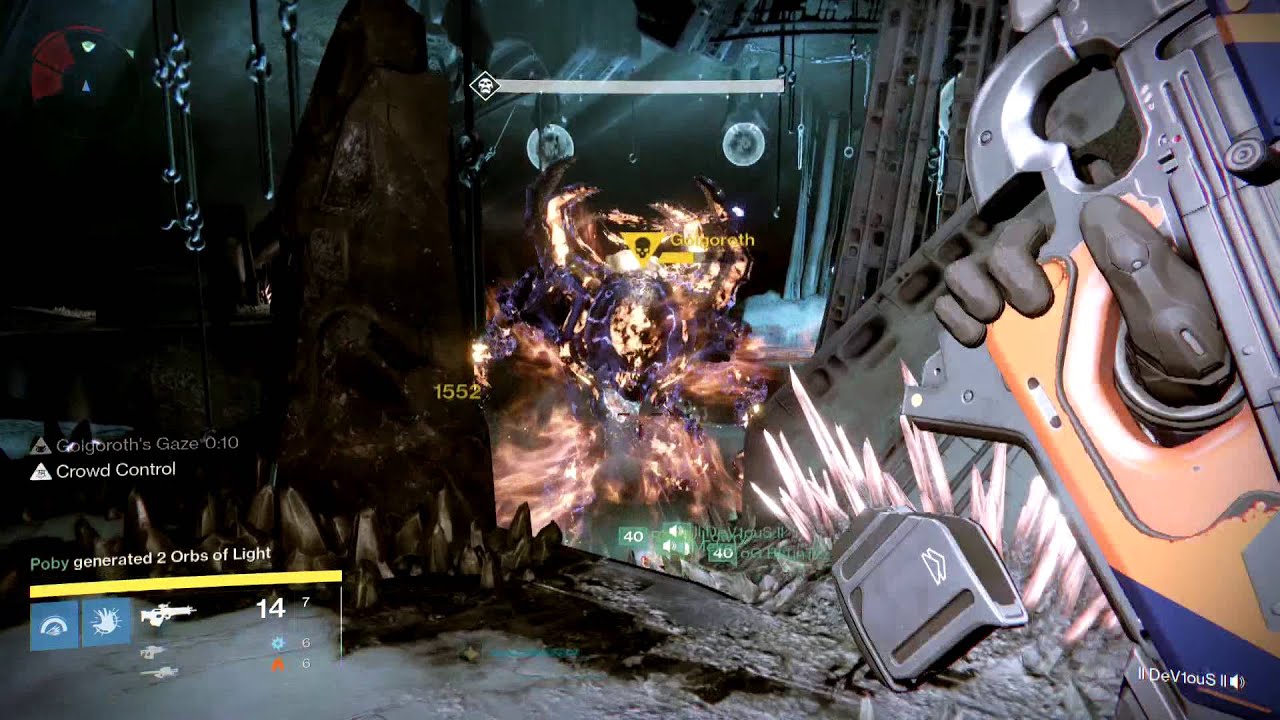 Destiny: King's Fall Golgoroth Kill