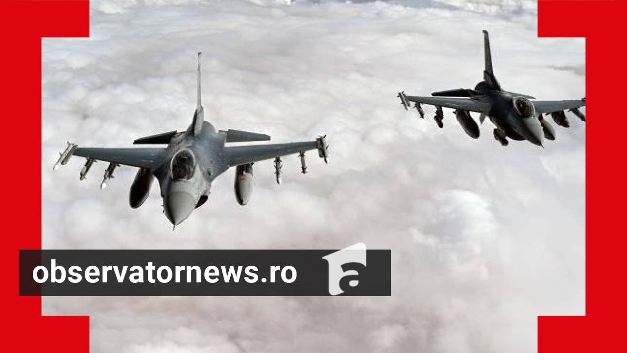 De ce nu au doborât piloţii de pe F16 drona intrată în România. Decizia a fost exclusiv a lor