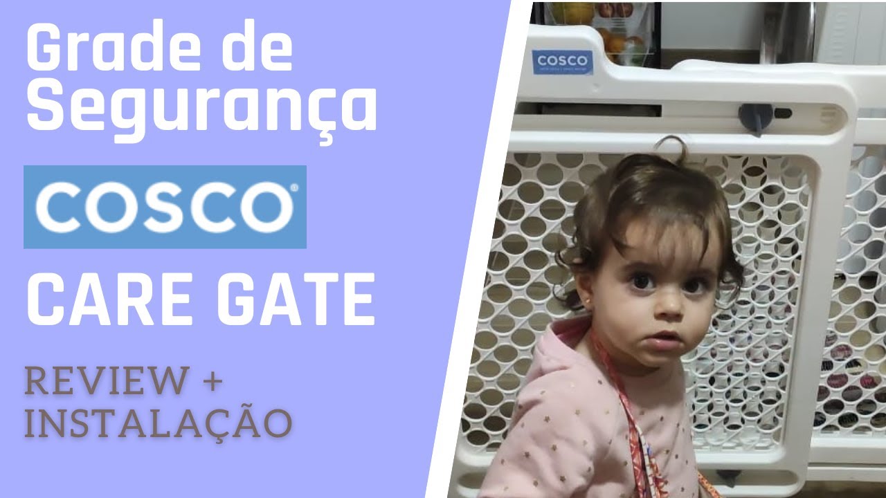 Grade de proteção para bebê | Cosco Care Gate | Review e instalação