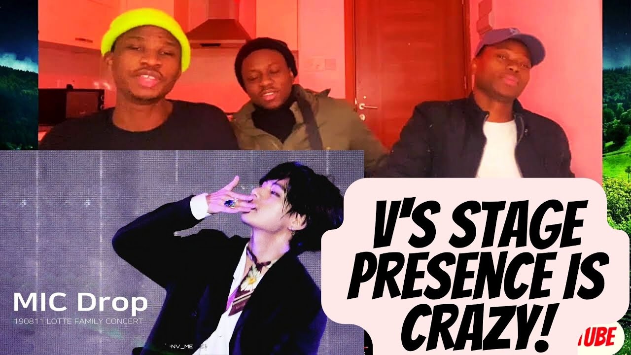 190811 LOTTE FAMILY CONCERT MIC Drop 방탄소년단 뷔 FOCUS BTS V | REACTION
