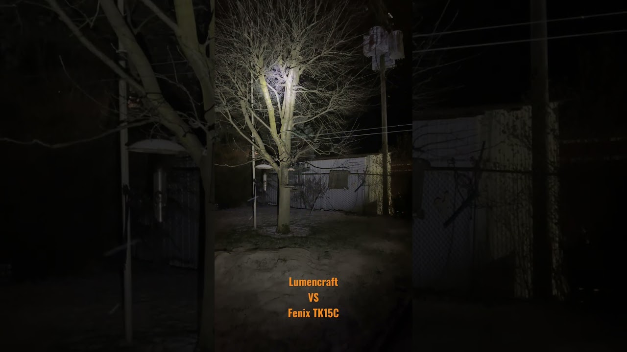 Lumencraft vs Fenix TK15C