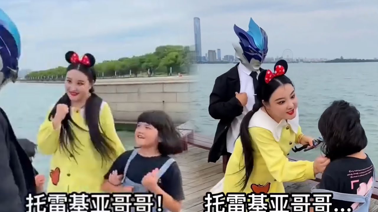 Real Ultraman 2022 奧特曼兄弟的精彩戰鬥系列  迪迦，小黃鴨和托雷基亞的舞蹈  dance Zero Ginga Tiktok tik tok Z  #shorts 01378