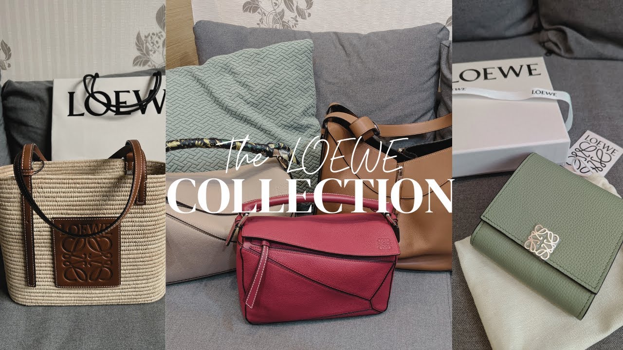 【開箱♥】My LOEWE Collection｜LOEWE包包大合集！PUZZLE / Hammock / Bucket Bag / Wallet - 喜歡LOEWE的這集不要錯過！