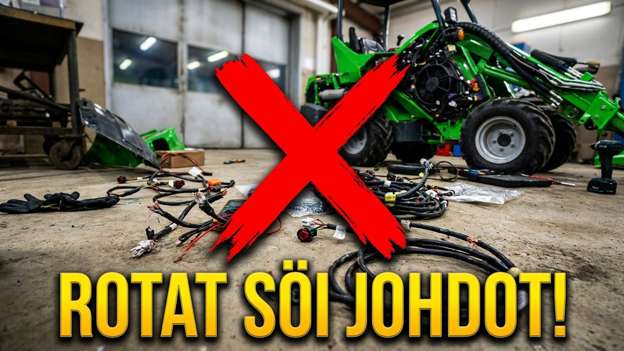 Jyrsijät olivat vallanneet navetan Avantin, mutta ei hätää huolletaan Avantti taas ajoon!