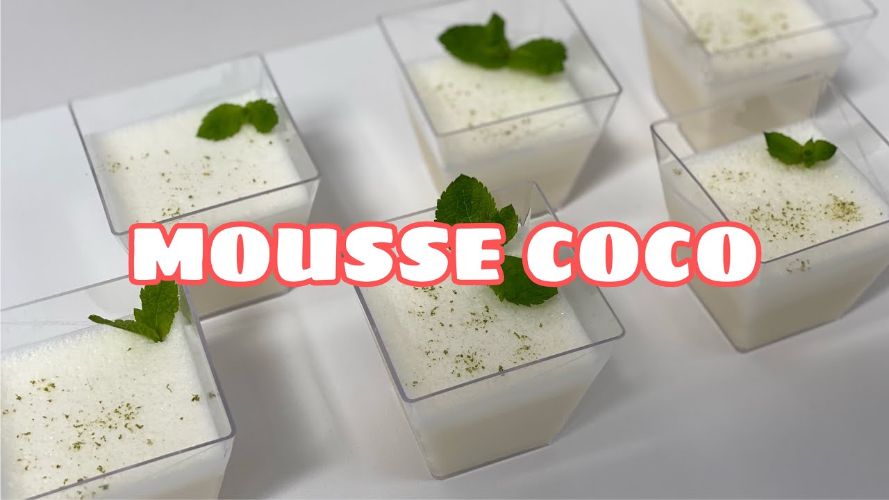 MOUSSE DE COCO | Postre en menos de 5 minutos