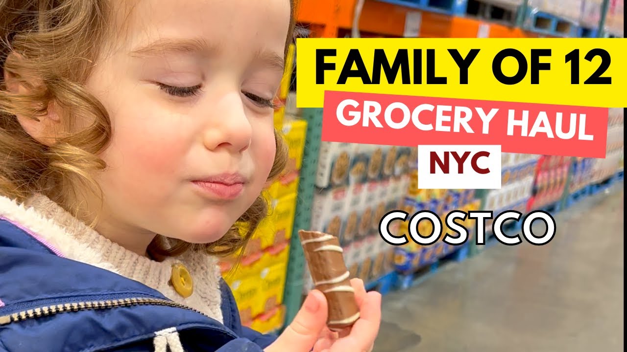 FAMILY OF 12 Weekly Grocery Haul ✨Costco 🎄Christmas prep shopping✨ NYC December 19/ part 2