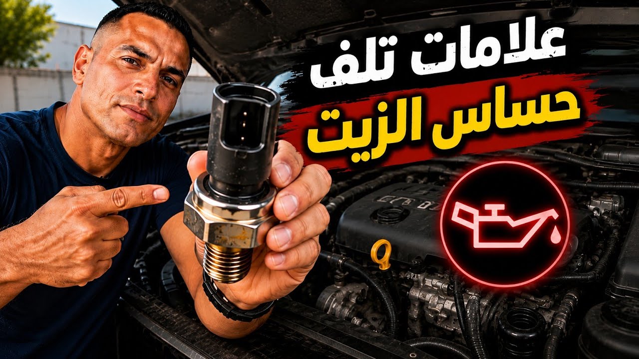 علامات تلف حساس الزيت وطريقة تغيرة ساعة الزيت لمبة الزيت منورة فى التابلوة ( تلف ساعة الزيت )