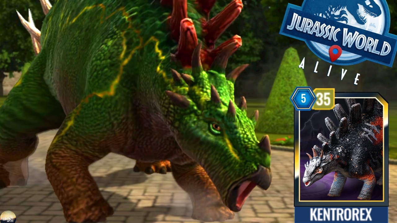 Kentrorex Delivers Serious Damage! | Official Showcase Jurassic World Alive beta
