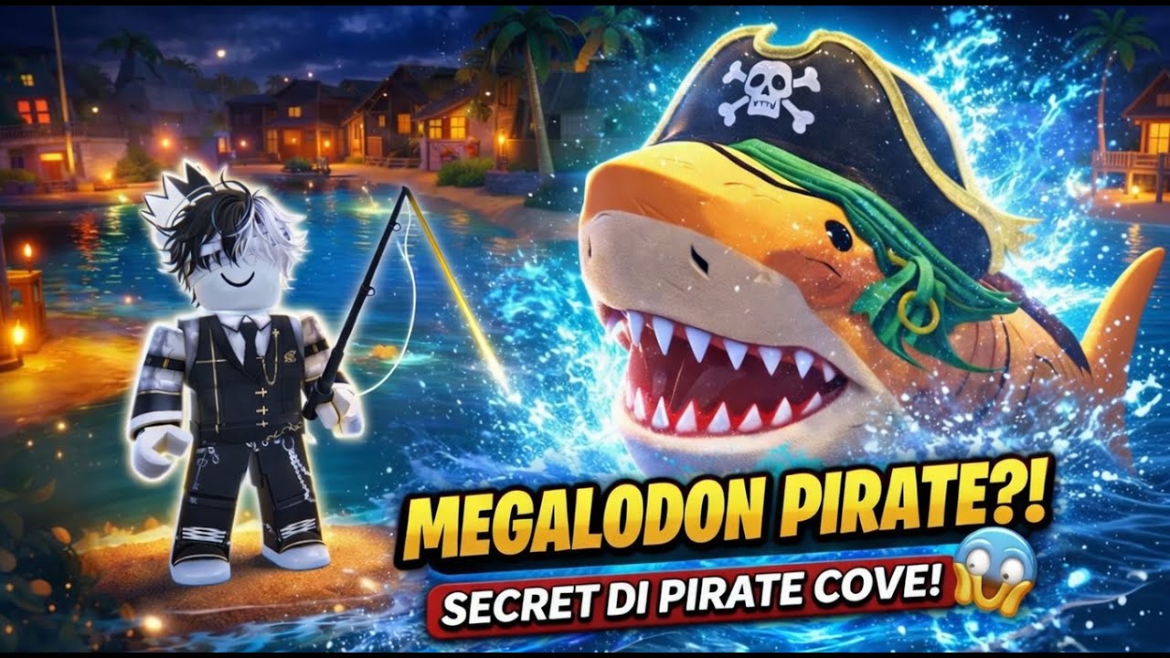 SANTAI DI PIRATE COVE! 🏴‍☠️ BERBURU PIRATE MEGALODON… HOKI DAPAT SECRET?! | FISH IT LIVE