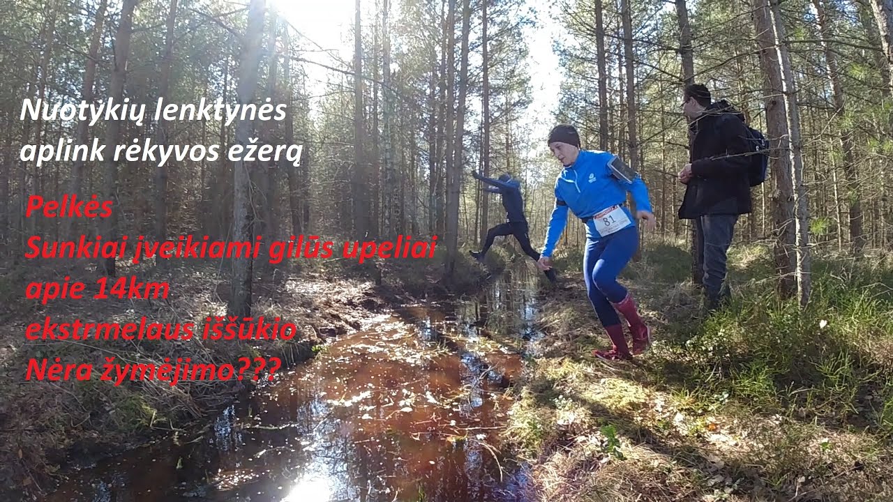 Nuotykių lenktynės aplink Rėkyvos ežerą