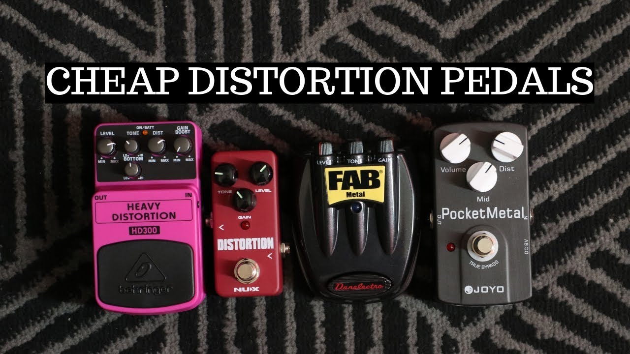 CHEAP DISTORTION PEDALS SHOOTOUT: Do They Sound Good?