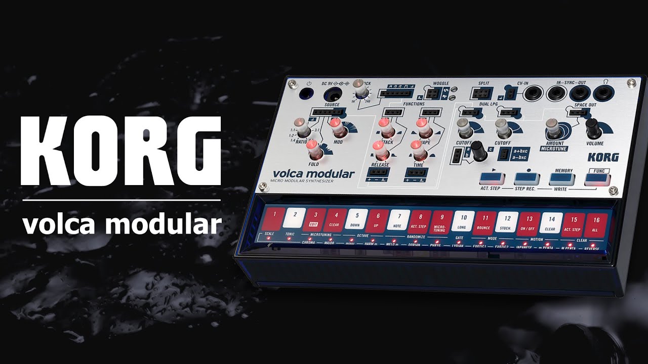 Korg Volca Modular Sound Demo (no talking) with Empress Reverb