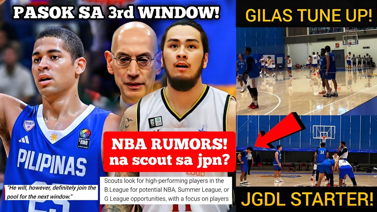 NEW UPDATES! GILAS TUNE UP! KAI SOTTO NBA RUMORS POSSIBLE BA? PHILLIPS  IN NEXT WINDOW!