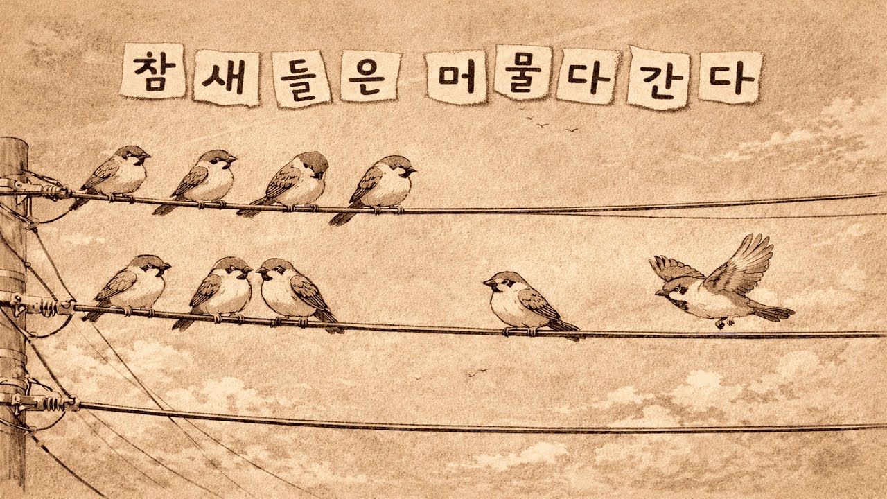 나라비 - 참새들은 머물다 간다 | 변칙적이고 경쾌한 뉴에이지 자작곡