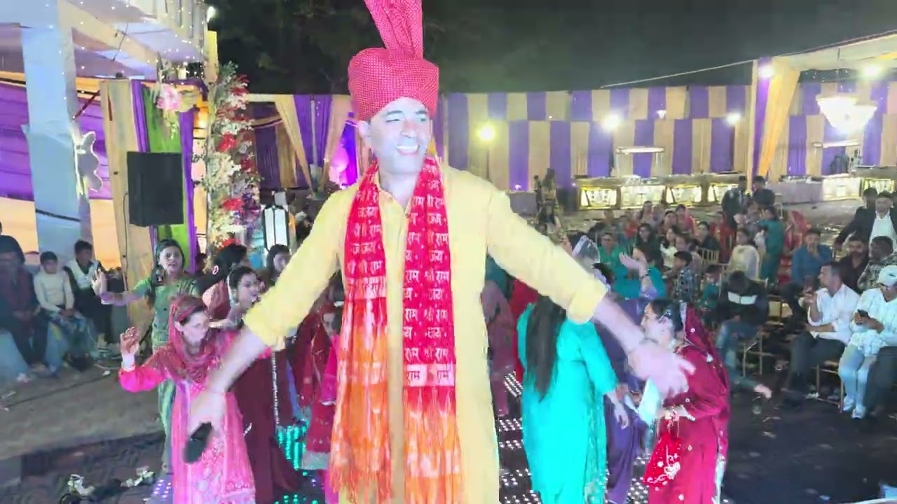 Dogri Song presented during a wedding by Subash Brahamnu, Rakesh Rocky, Arvind Brahamnu &  party