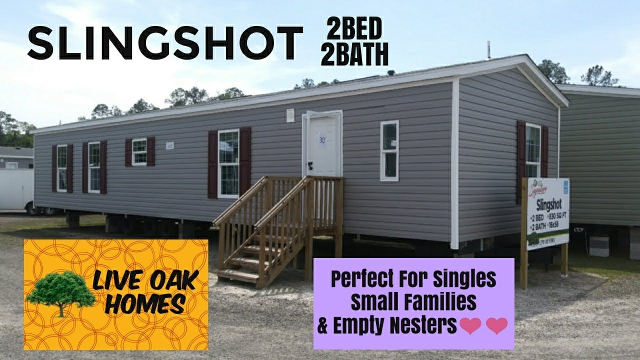 SLINGSHOT 2BED 2BATH SINGLEWIDE от LIVE OAK HOMES | DIVINE MOBILE HOME CENTRAL |