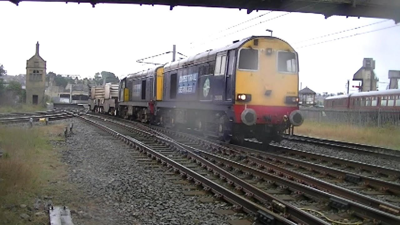 DRS 20308+20303. 6C53. Carnforth. 21/08/13