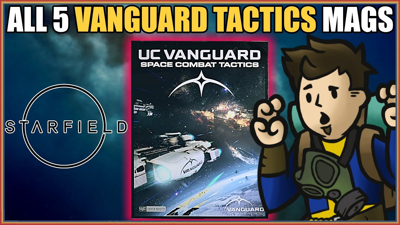 ALL 5 VANGUARD SPACE TACTICS (книга/журнал) Местонахождения | STARFIELD