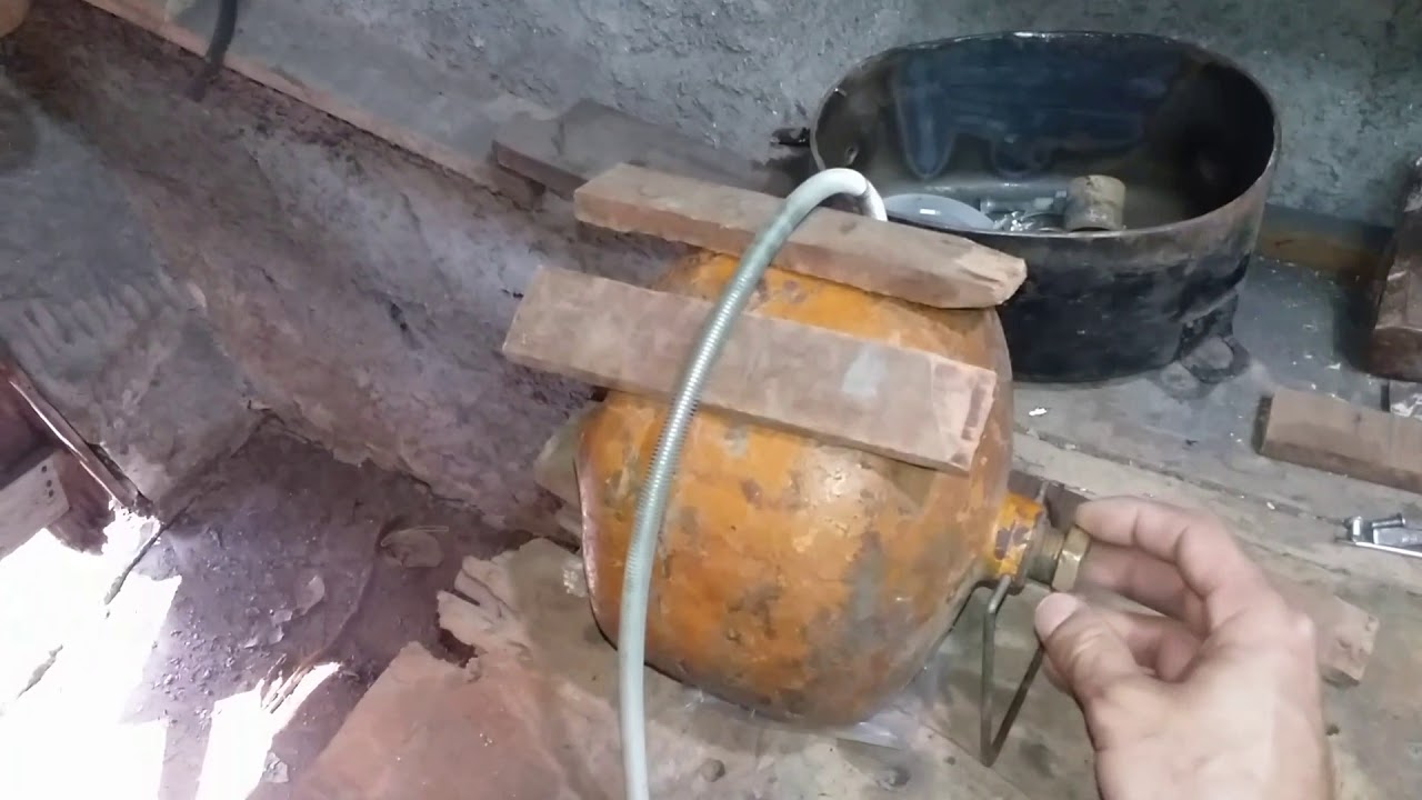 Botijao P2, retirar valvula