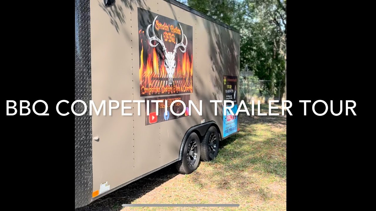 BBQ Competition Cargo Trailer Tour