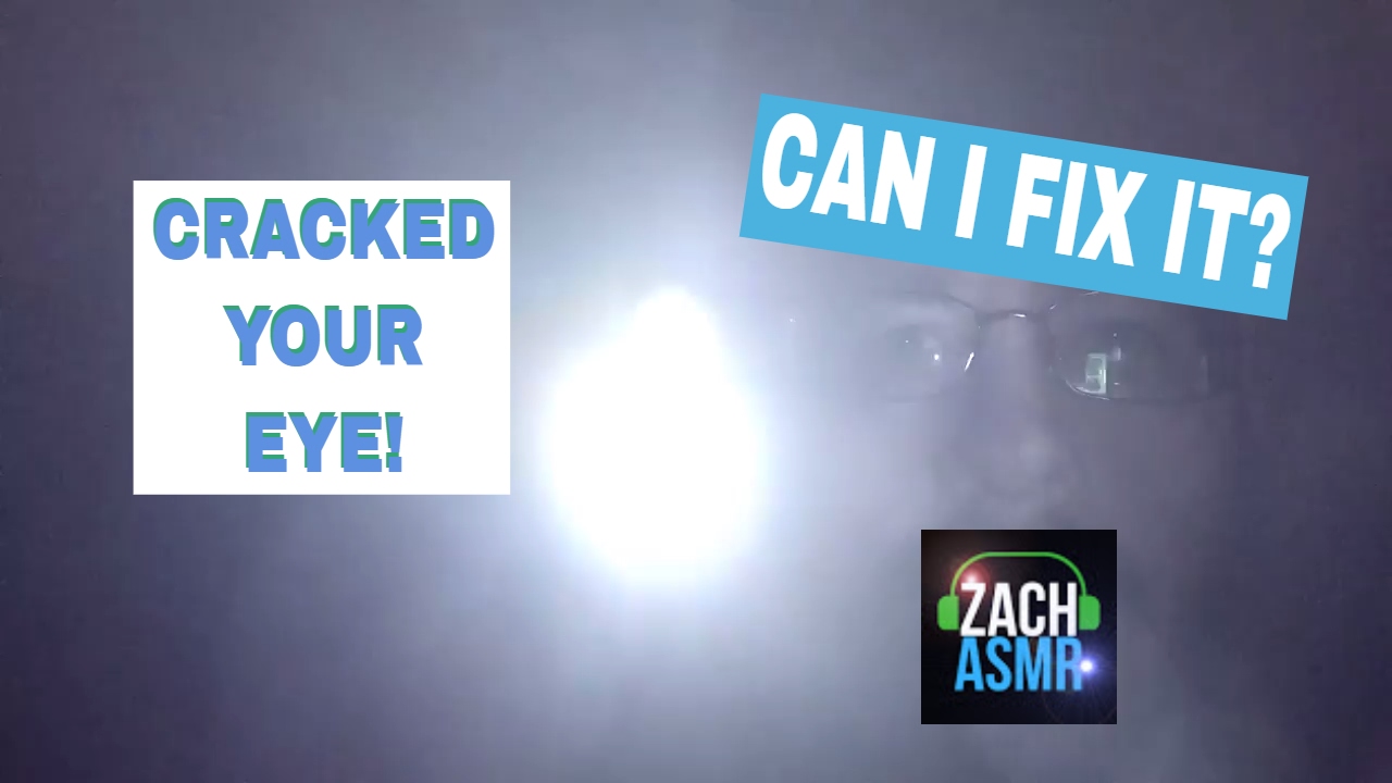 YOU CRACKED YOUR EYE! - ASMR BINAURAL - Follow the Light