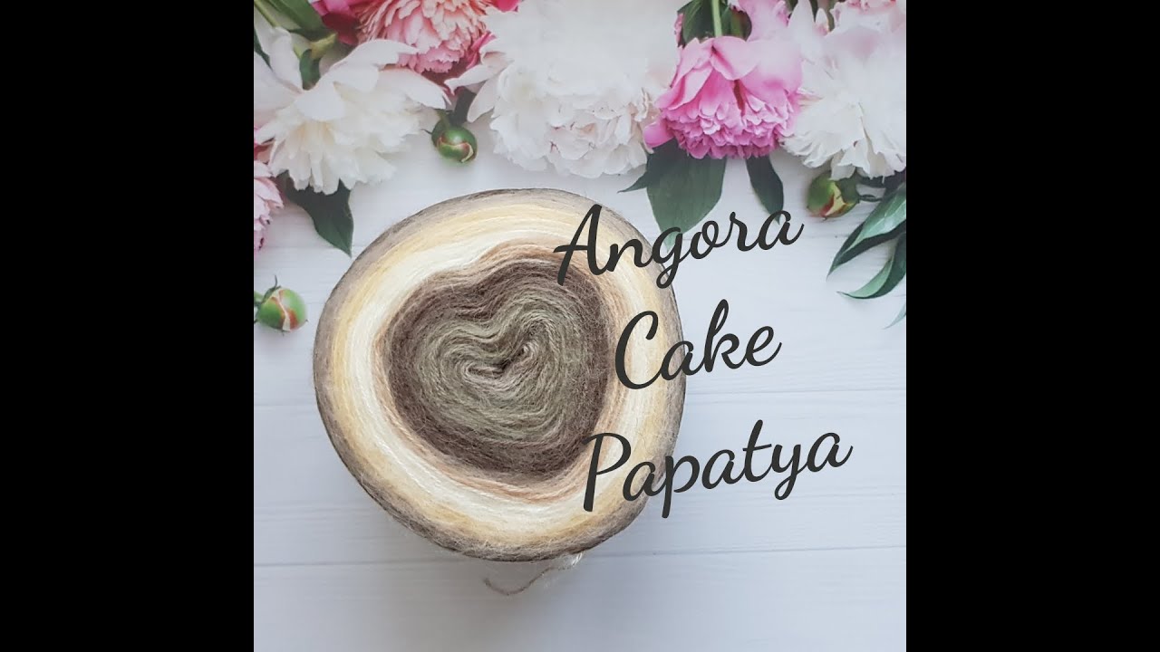 Интересная новинка! Обзор пряжи Angora Cake Papatya