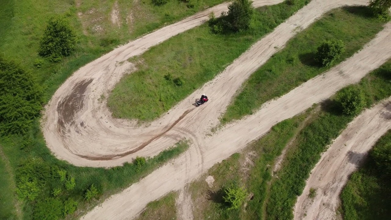 Having fun with Triumph Tiger 1050 Sport on offroad track