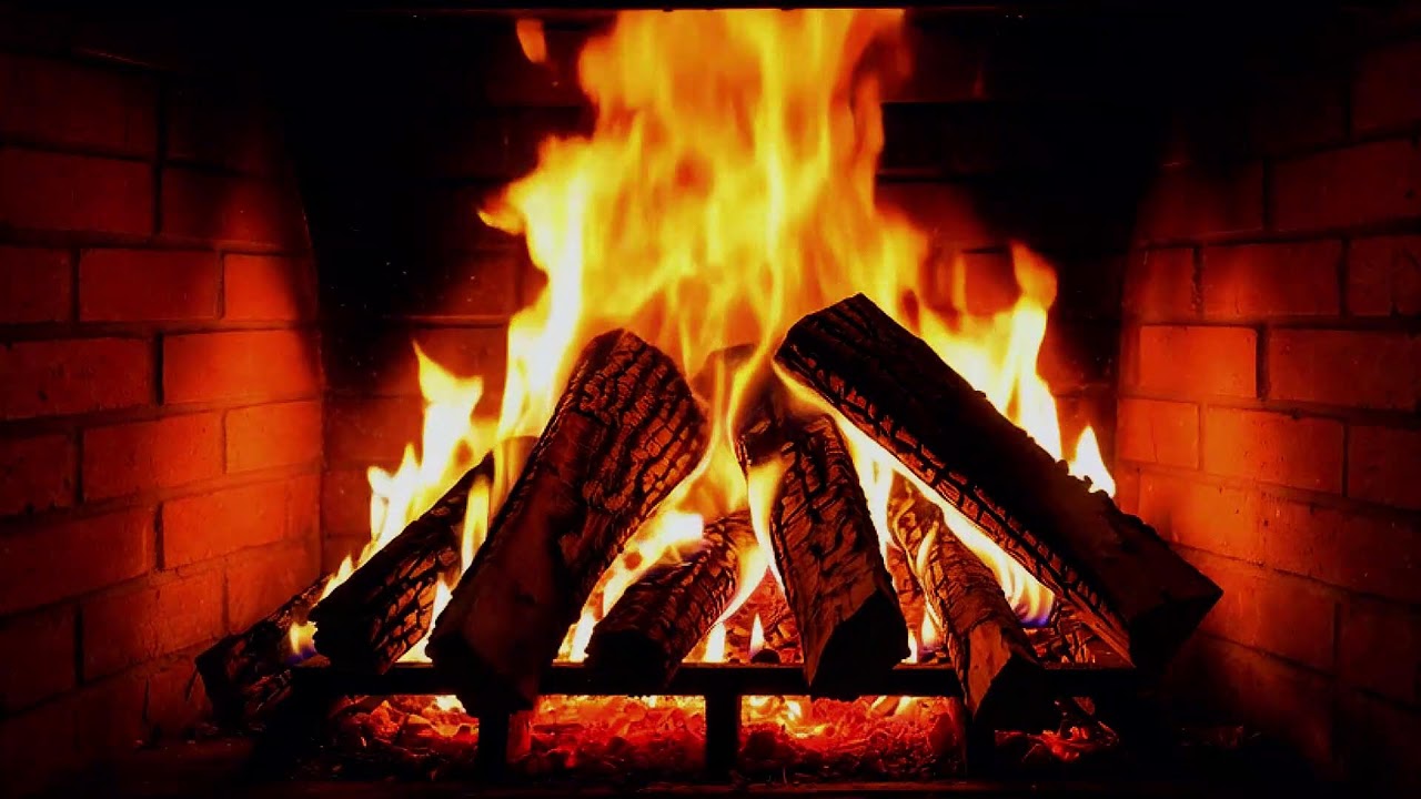 🔥 Real Fireplace ASMR Crackling Fire for Stress Relief}