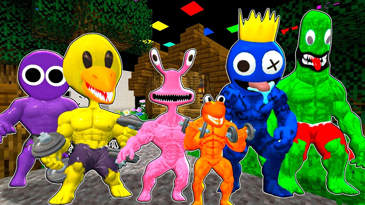 RAINBOW FRIENDS EVOLUCIÓN FINAL EN MINECRAFT 😱