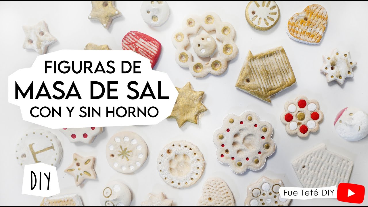 Como hacer masa de sal / Con y sin horno