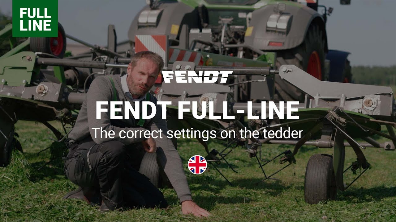 Fendt Full-Line | The correct settings on the tedder | Fendt 828 Vario, Fendt Lotus 1020 | Fendt