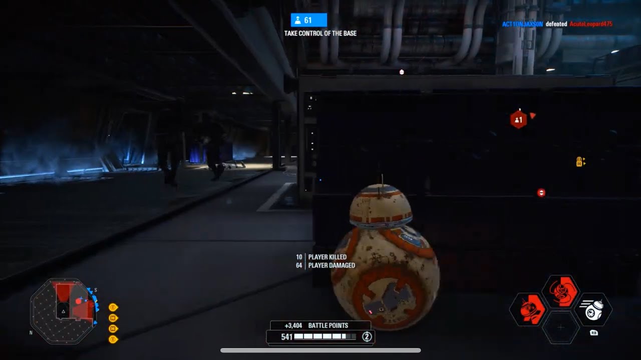 109 Max Level BB8 Killstreak/Gameplay (Endor) (Max Level 1,000) - STAR WARS BATTLEFRONT 2