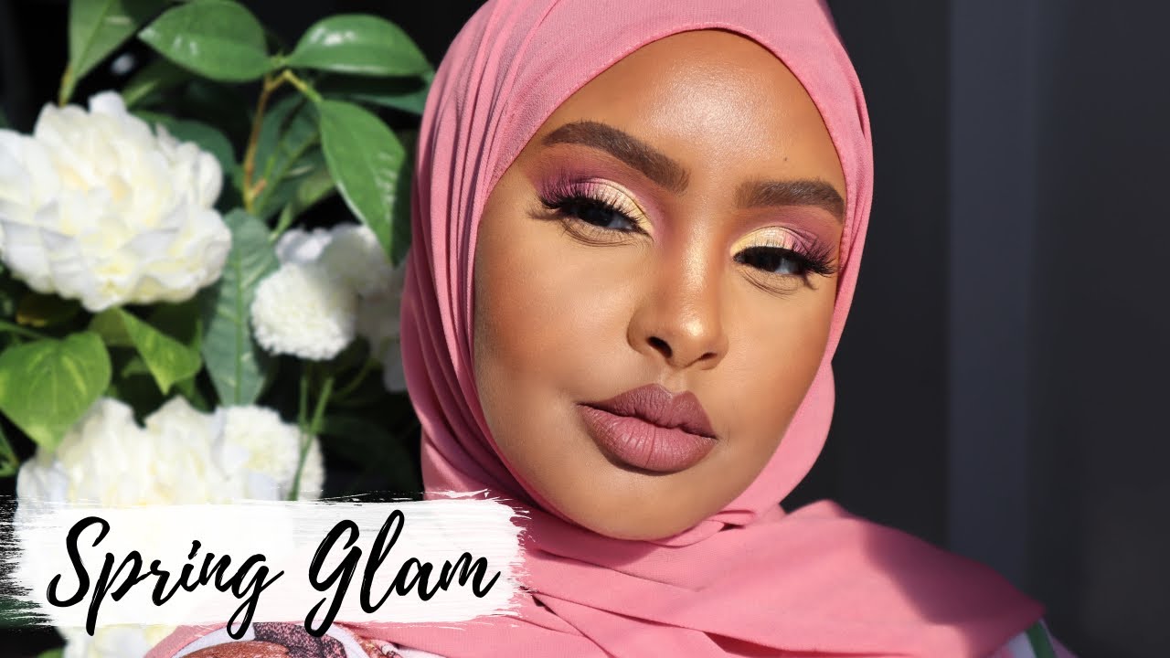 PASTEL YELLOW & LILAC SPRING MAKEUP TUTORIAL | Jasmine Egal