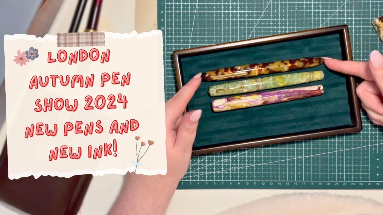 London Pen Show Haul and Ink Swatches! | MeltingPotPaper