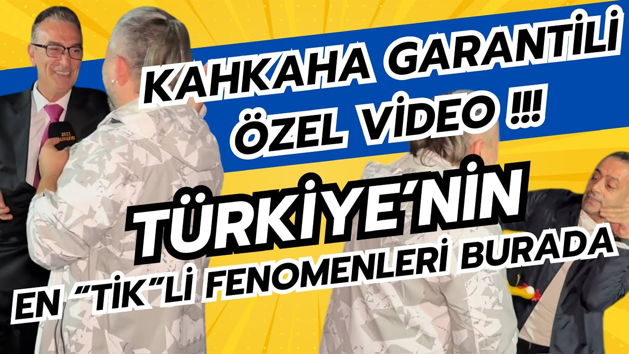 Türkiye’nin en “TİK”li adamları ve Gece Muhabiri bir araya geldi. Kahkaha ve eğlence kaçınılmaz oldu
