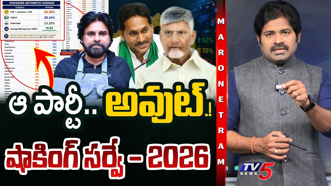 Maro Netram : సంచలన సర్వే రిపోర్ట్ ! | Shocking Survey Report 2026 | TDP | YCP | Janasena | TV5 News
