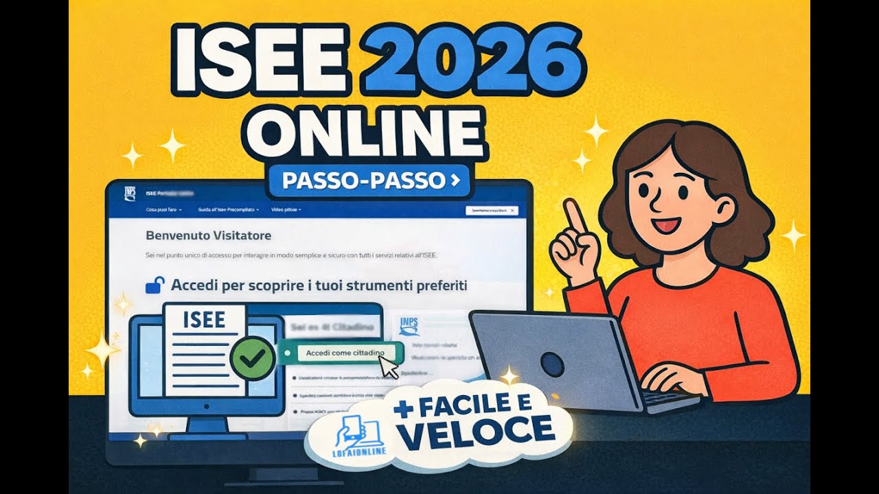 ISEE 2026 ONLINE: guida completa passo-passo (INPS precompilato)