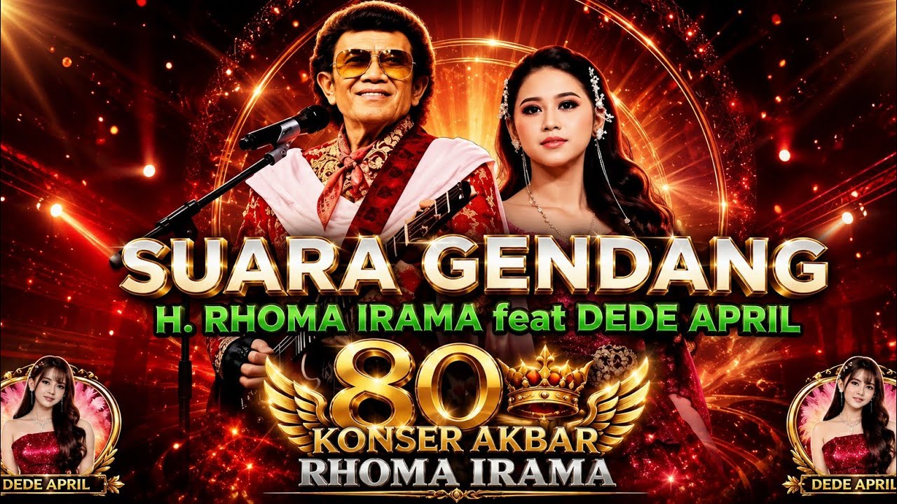 H.Rhoma Irama Feat Dede April - SUARA GENDANG #viral #dangdut #april